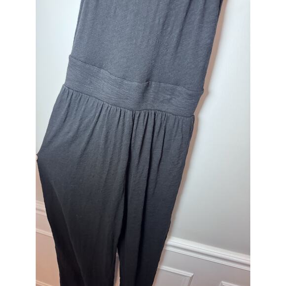 ATM Anthony Thomas Melillo L59211 Womens Black Wide Leg Jumpsuit Cotton XS NWT - Picture 13 of 16